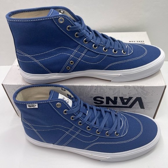 Vans Men’s Crockett High Decon
Canvas Blue/White
VN0007QVY6Z Sneakers - Picture 2 of 16